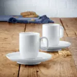 Juego de tazas espresso con plato 2 pzas Barista