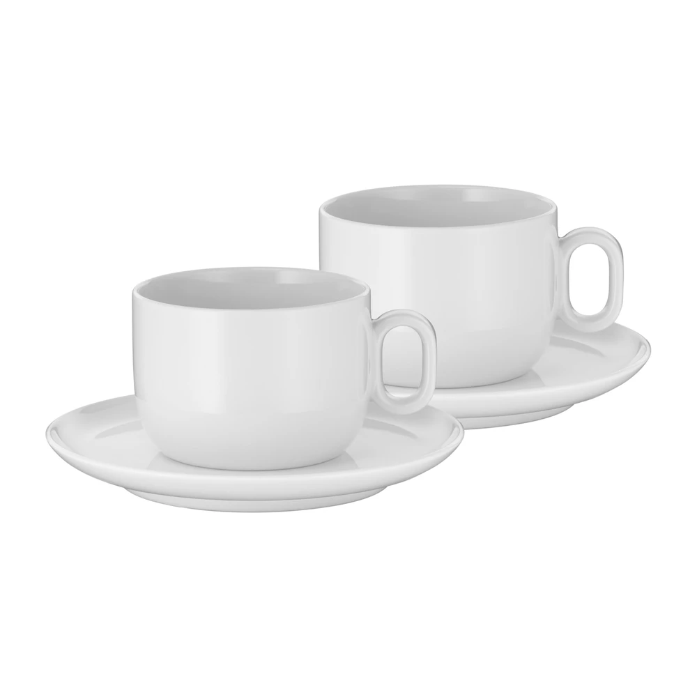 Juego de tazas capuccino con plato 2 pzas Barista
