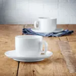 Juego de tazas capuccino con plato 2 pzas Barista