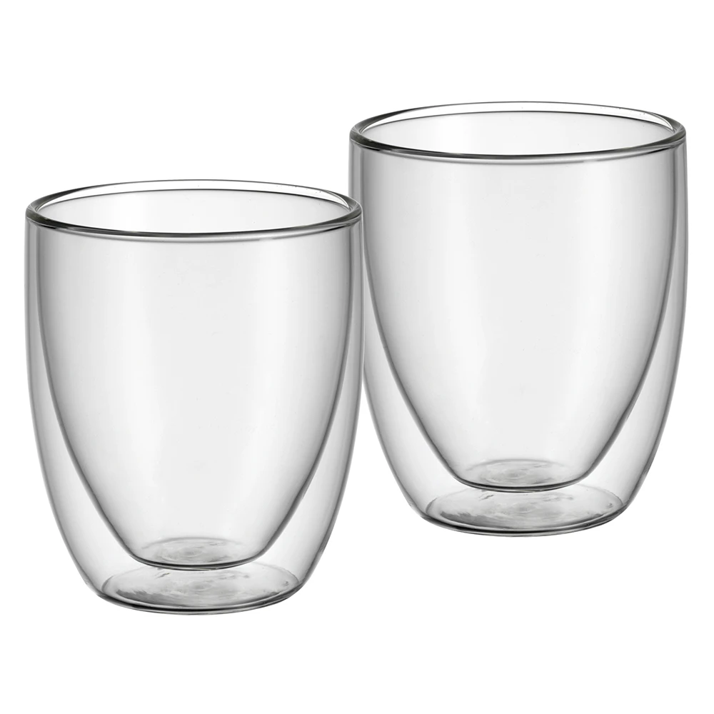 Juego vasos capuccino 2 piezas barista doble pared