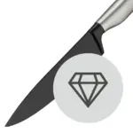 Cuchillo para chef, de 20 cm, ”Ultimate Black”