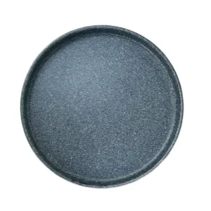 Plato Redondo con Orilla Alta 28 cm - Acabado Piedra, PRINZ