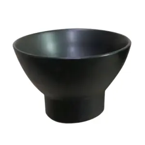 Tazón Redondo con Base Alta 180 ml - Negro Mate, PRINZ