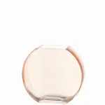 Florero Disco Canela Centro – H23cm