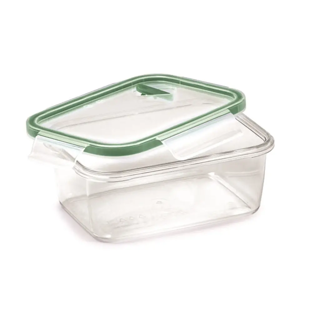 Contenedor Rectangular Hermético Tritan Reciclado – 0.8L (18×13.5×7.5 cm), SNIPS