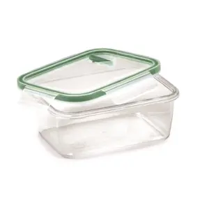 Contenedor Rectangular Hermético Tritan Reciclado - 0.8L (18x13.5x7.5 cm), SNIPS