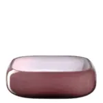 Tazón/centro de mesa MILANO 23 x 23 cm rojo oscuro