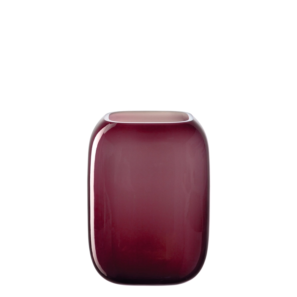 Florero Milano 20 x 15 cm burdeos