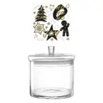 Bombonera Silenzio 20 cm con etiquetas navideñas