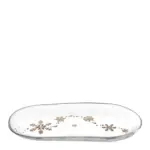 Platón Autentico 35 x 15 cm, decoración dorada