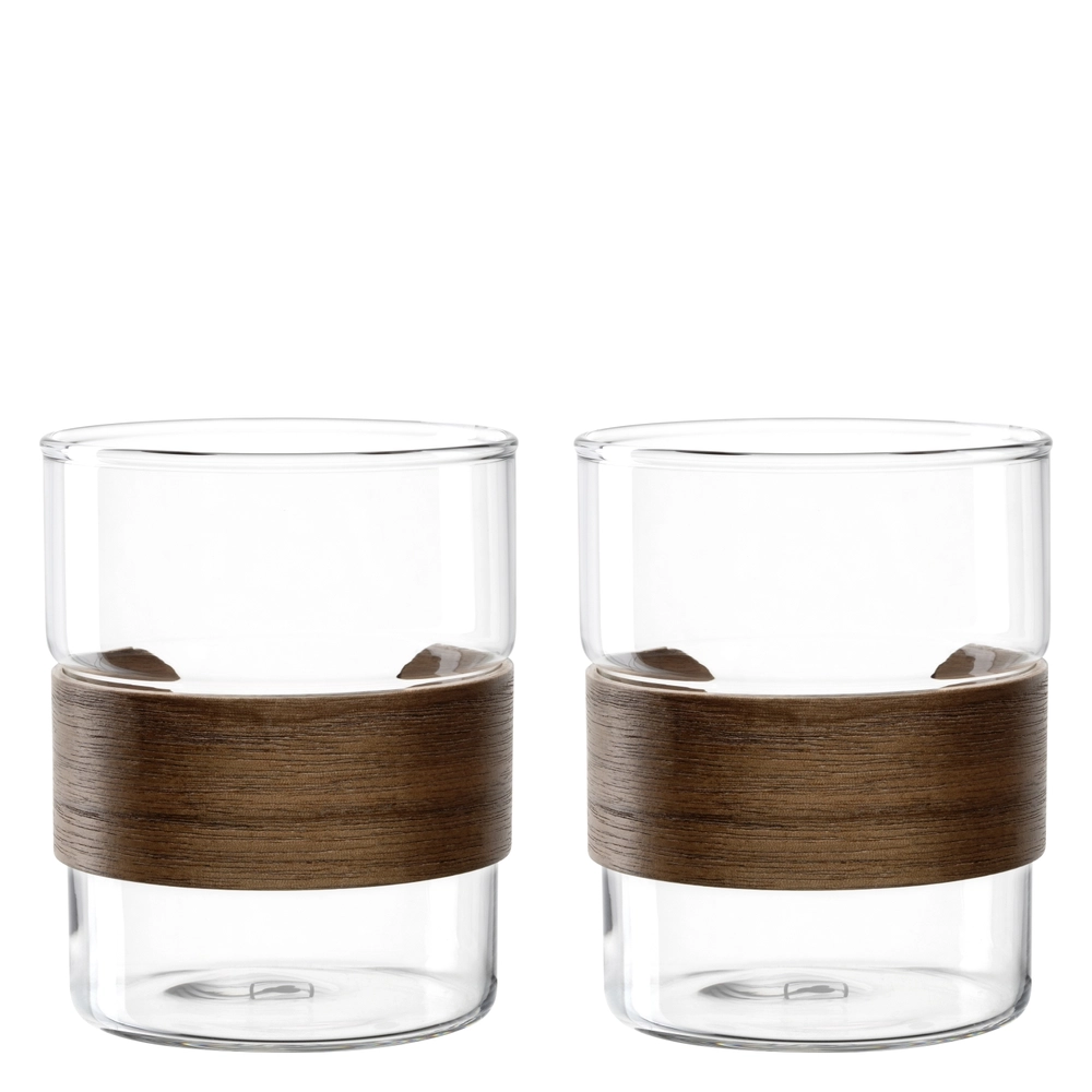 Juego de 2 vasos Novo Legno 320 ml