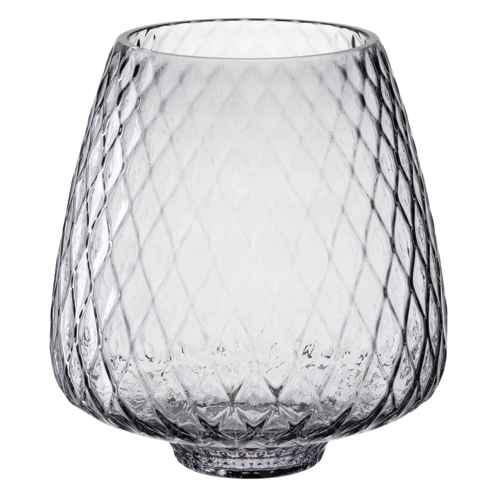 Portavela tipo hurricane Giulia 21 cm gris