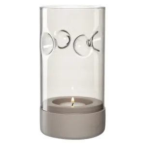 Portavela Sole diámetro 10 cm gris pardo