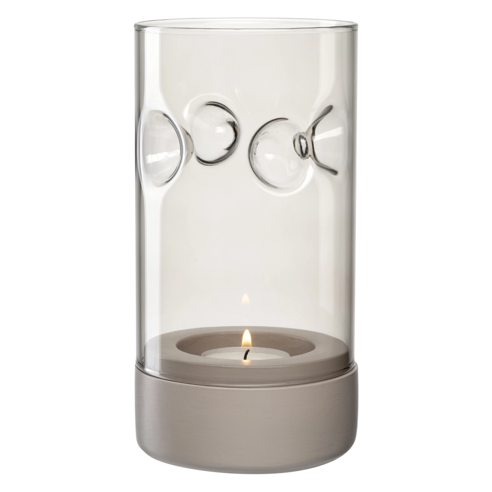 Portavela Sole diámetro 10 cm gris pardo