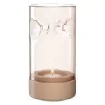 Portavela SOLE con base 19 cm apricot