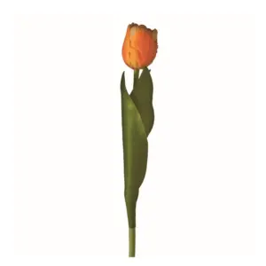 Flor de tulipán Basic 45 cm naranja