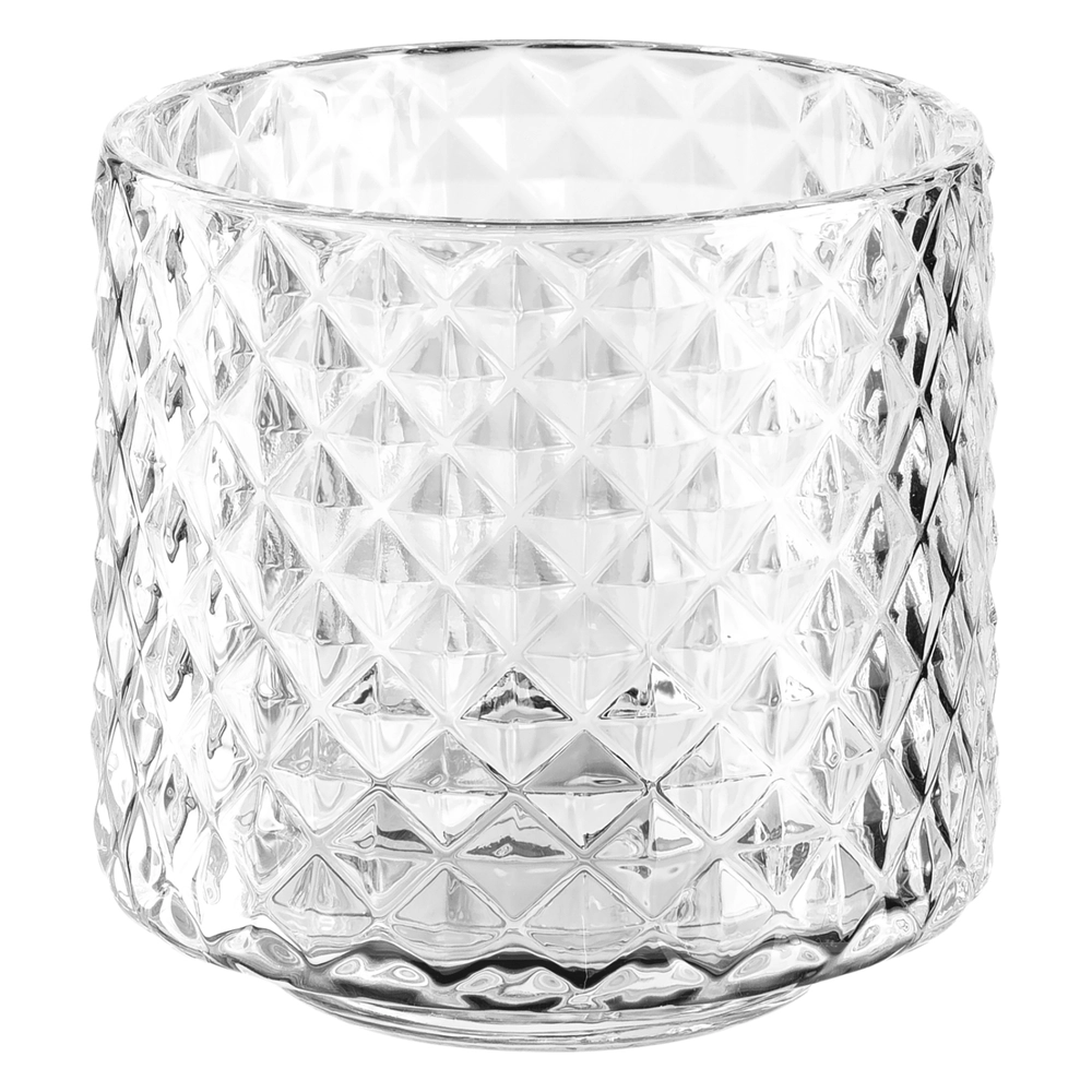 Veladora Poesia rombos pequeños 10 cm