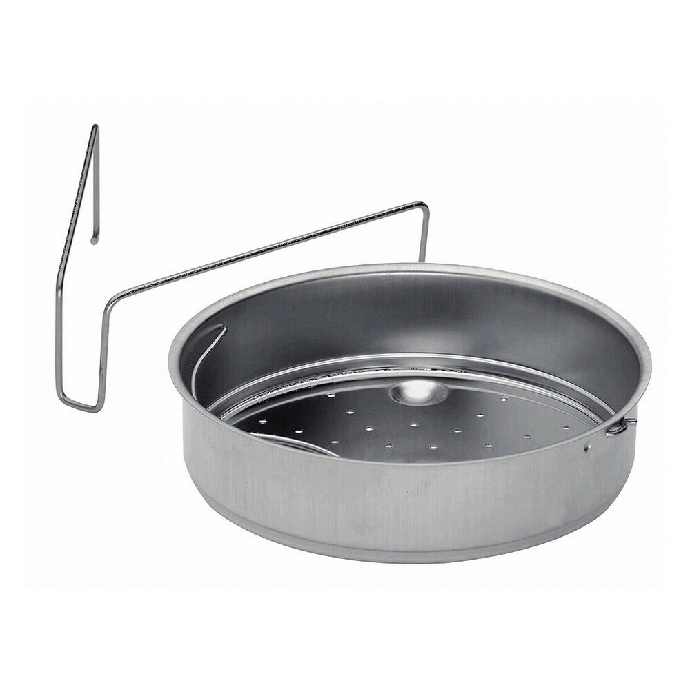Inserto perforado para vapor con asa y base 22 cm