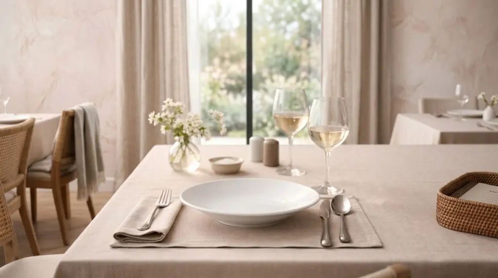 loza blanca para hoteles y restaurantes prinz