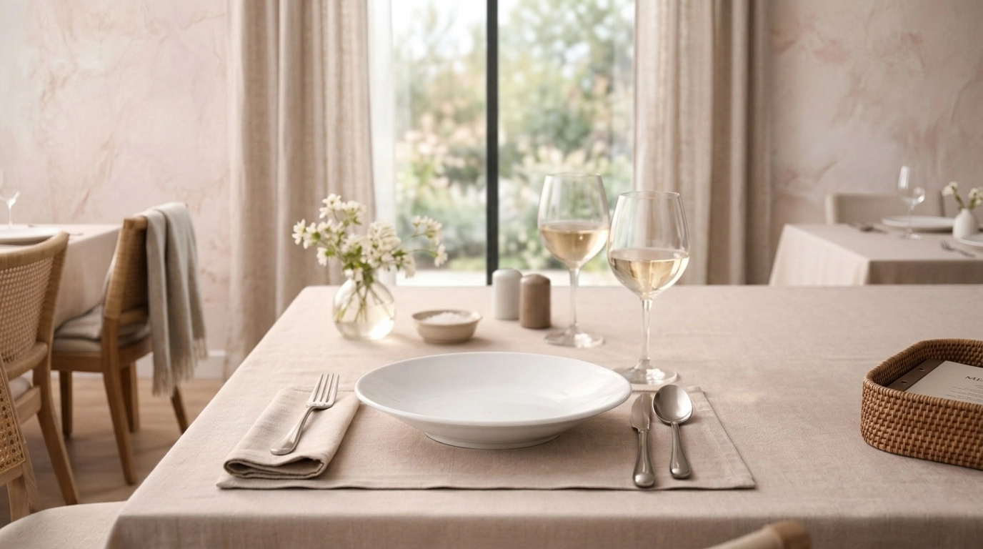 loza blanca para hoteles y restaurantes prinz