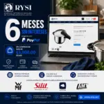 6 meses sin intereses pagando con PayPal en compras mayores a $3,000 MXN