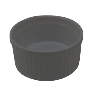 Tazón para hornear 3.5×1.75 negro mate