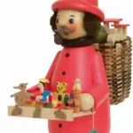 Figura fumador de incienso juguetero 17 cm