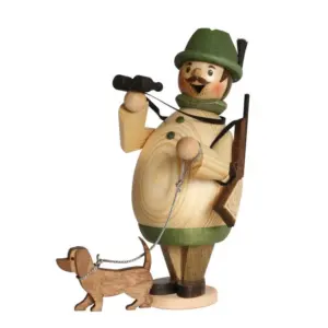 Figura fumador de incienso cazador 17 cm