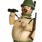 Figura fumador de incienso cazador 17 cm