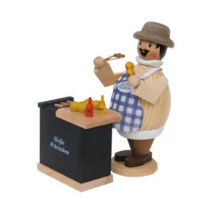Figura fumador de incienso Max vendedor de salchichas 16 cm