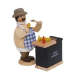 Figura fumador de incienso Max vendedor de salchichas 16 cm