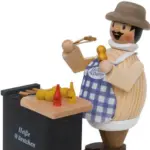 Figura fumador de incienso Max vendedor de salchichas 16 cm
