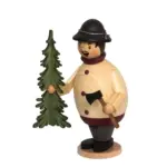 Figura fumador de incienso Max vendedor de árboles de navidad