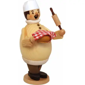 Figura fumador de incienso Max panadero 16 cm