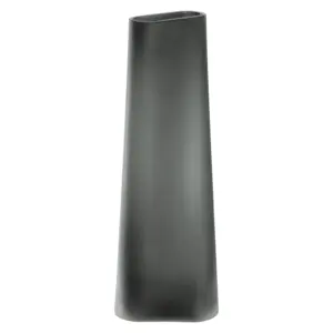 Florero 44 cm Turno gris satinado