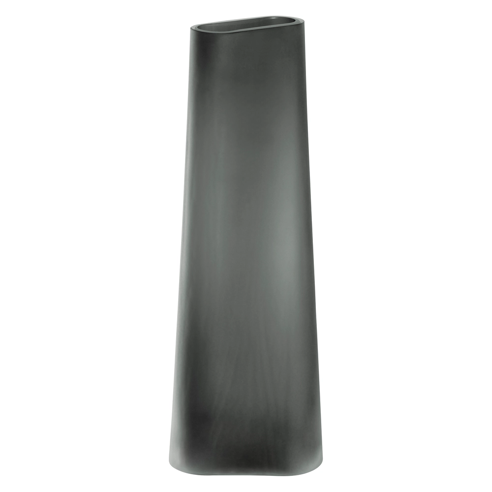 Florero 44 cm Turno gris satinado