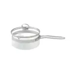 Cacerola con mango largo y tapa 20 cm 2.2 l Belissam vidrio