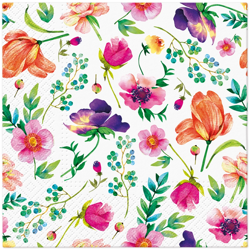 Servilletas 33×33 cm Arreglo Floral 20 piezas