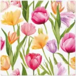 Servilletas lunch 33×33 cm 20 piezas Tulip Dream Pattern