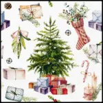 Servilletas lunch 33×33 cm 20 piezas Christmas at Home