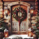 Servilletas lunch 33×33 cm 20 piezas Doorway to Christmas
