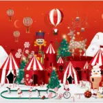 Servilletas 33×33 cm Winter Wonderland Christmas 20 piezas