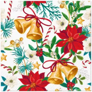Servilletas lunch 33x33 cm 20 piezas Botanical Noel