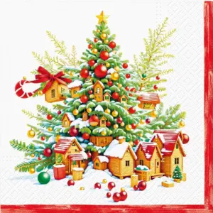 Servilletas lunch 33x33 cm 20 piezas Festive Joy Tree