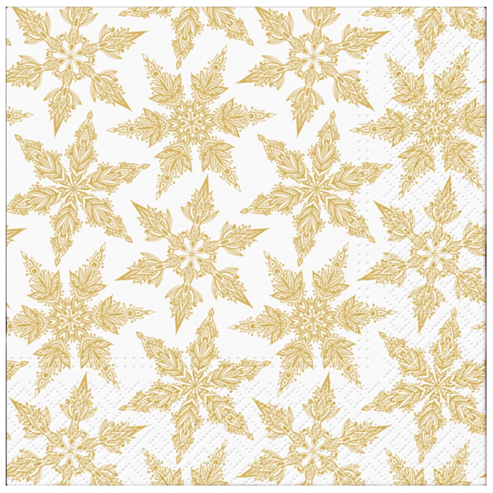 Servilletas 33×33 cm Gold Winter 20 piezas