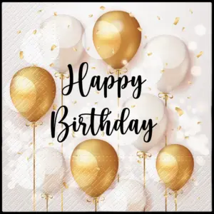 Servilletas lunch 33×33 cm 20 piezas Gold Celebration