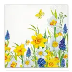 Servilletas lunch 33×33 cm 20 piezas Spring Daffodils