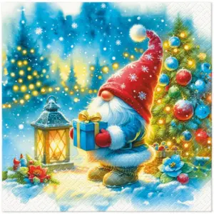 Servilletas lunch 33x33 cm 20 piezas Gnom Christmas Gift