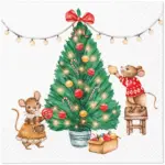 Servilletas lunch 33×33 cm 20 piezas Tiny Christmas
